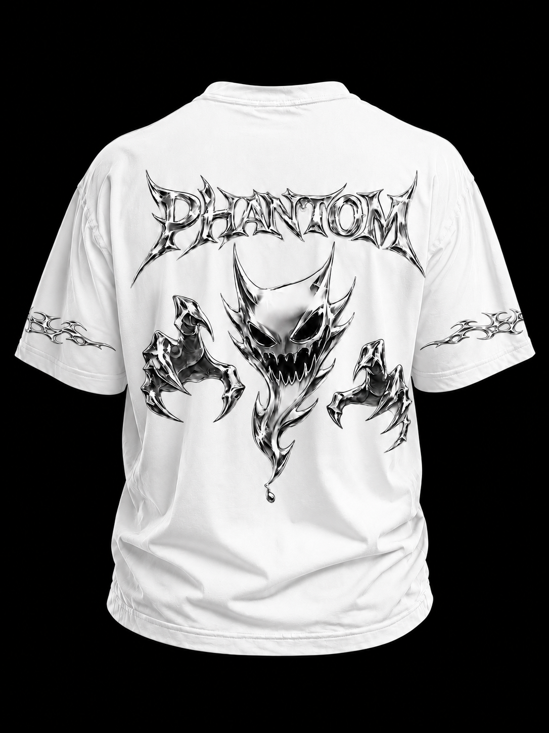 White Demon Tee — back product view