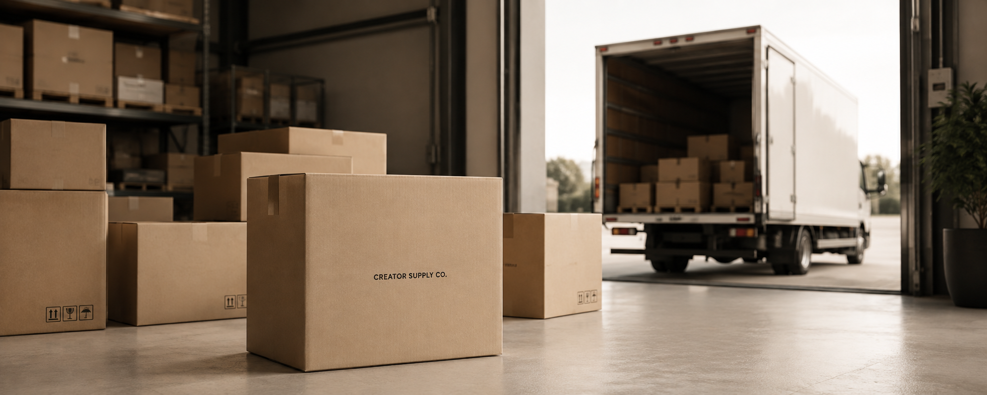 Fulfillment & Logistics — warehouse loading imagery