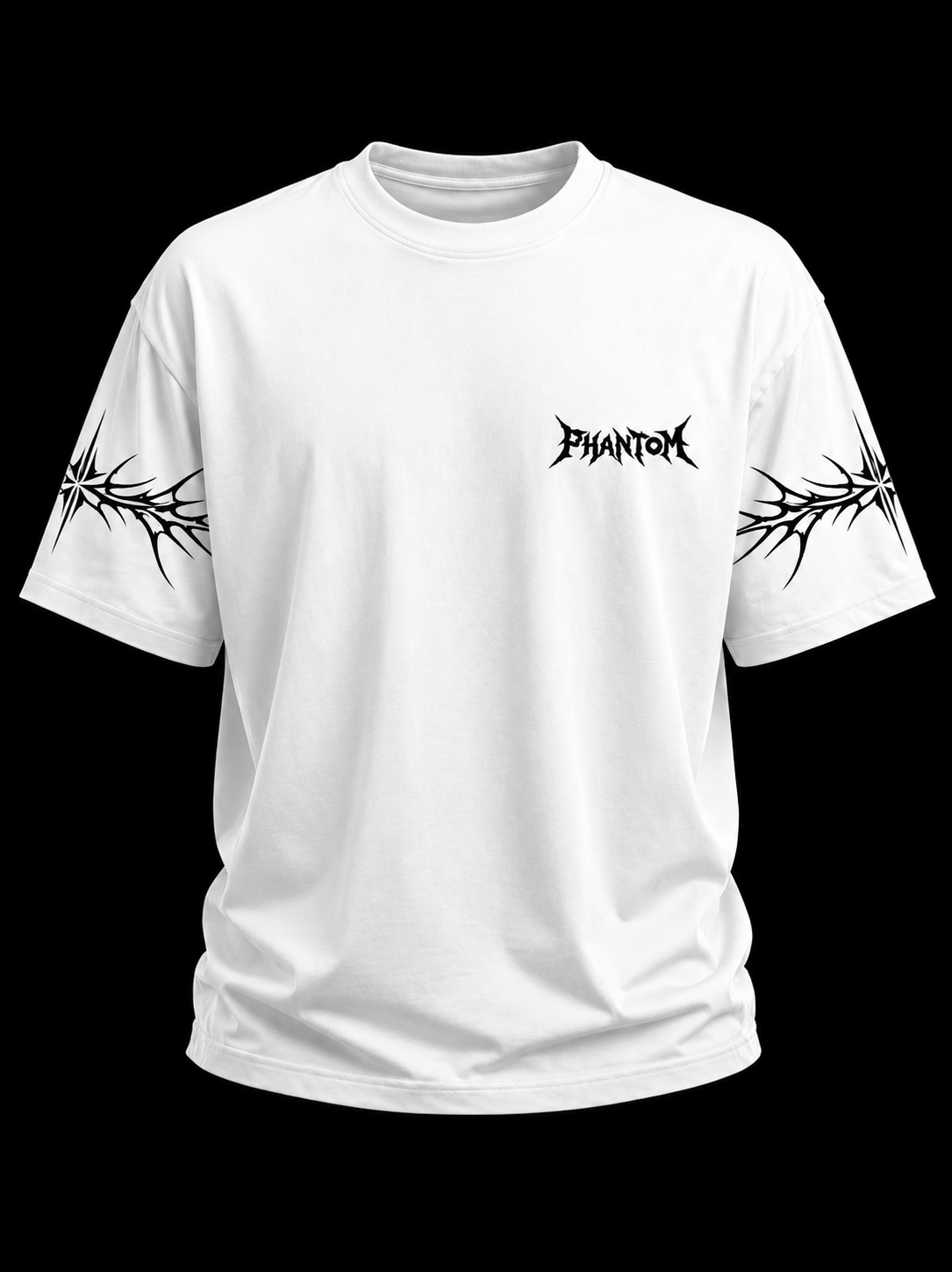White Tribal Tee — front product view